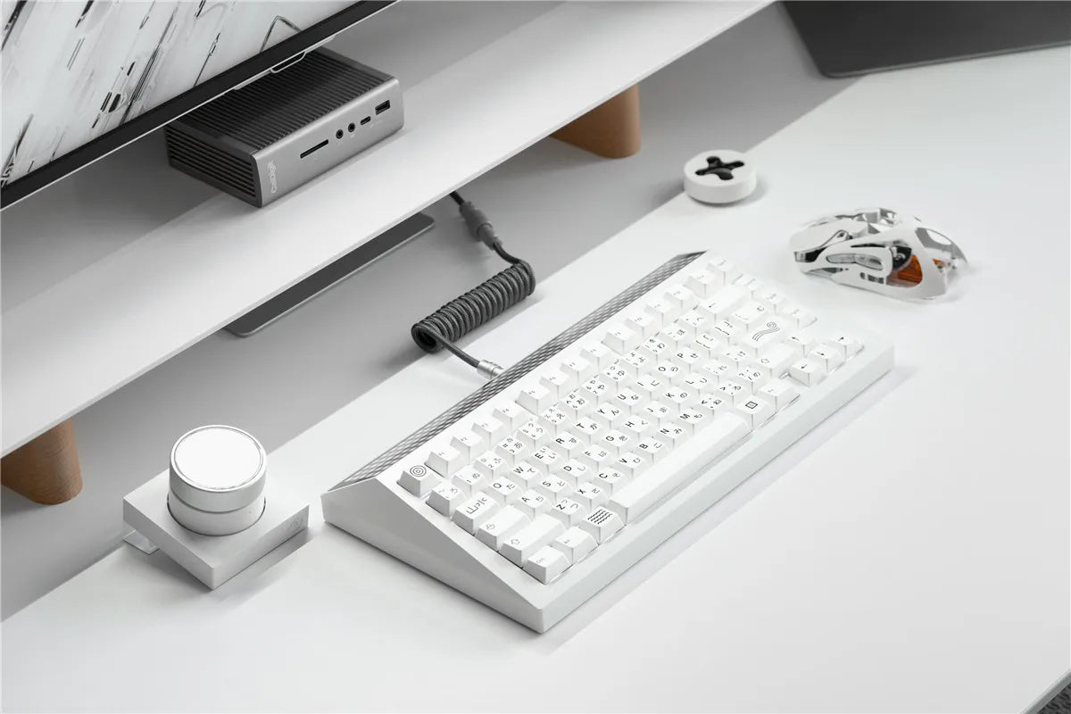 Angry Miao Infinity Gaming Wireless Mouse Hot-Swappable Metal Ultralight Hollow PAW3950 Dual 8K Wired Tri-Mode