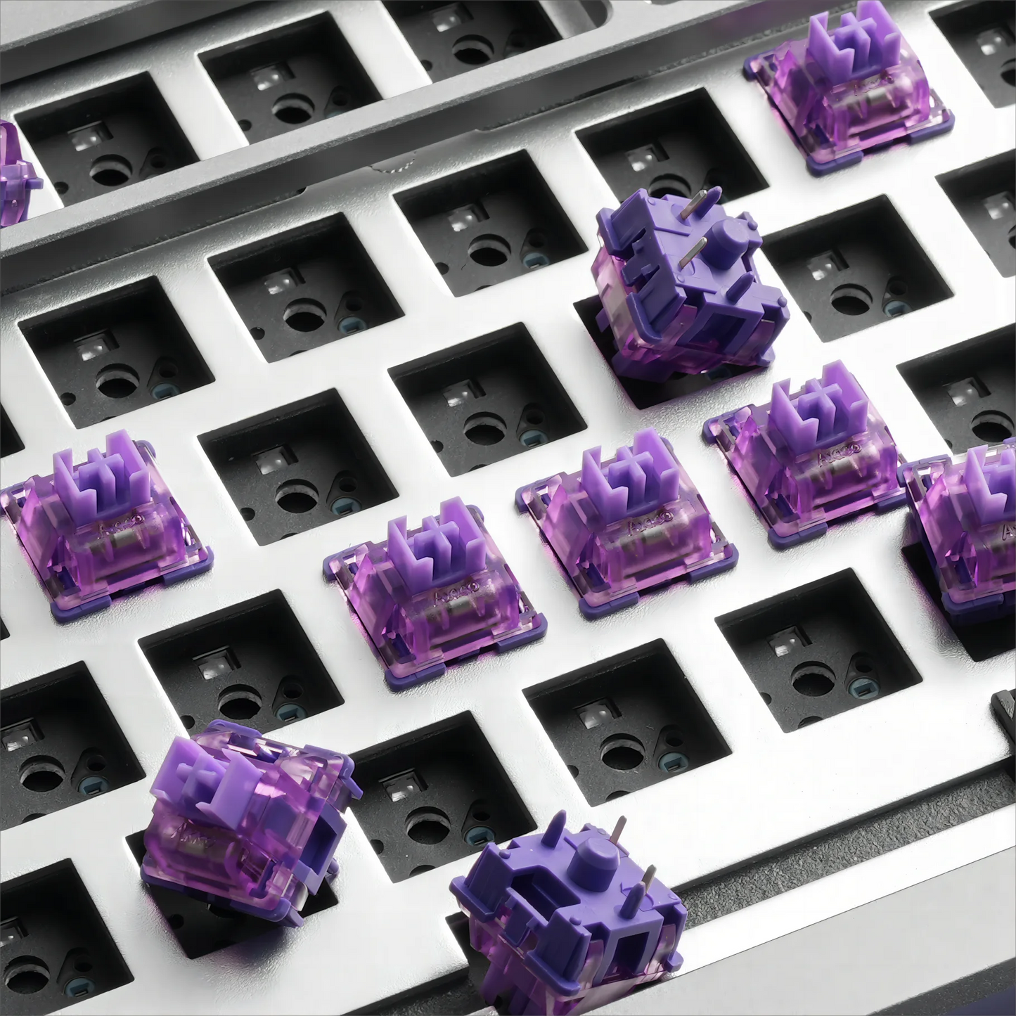 Akko V3 Pro Lavender Purple Switches 5 Pin 40gf Tactile Switch Compatible with MX Mechanical Keyboard (45 pcs)