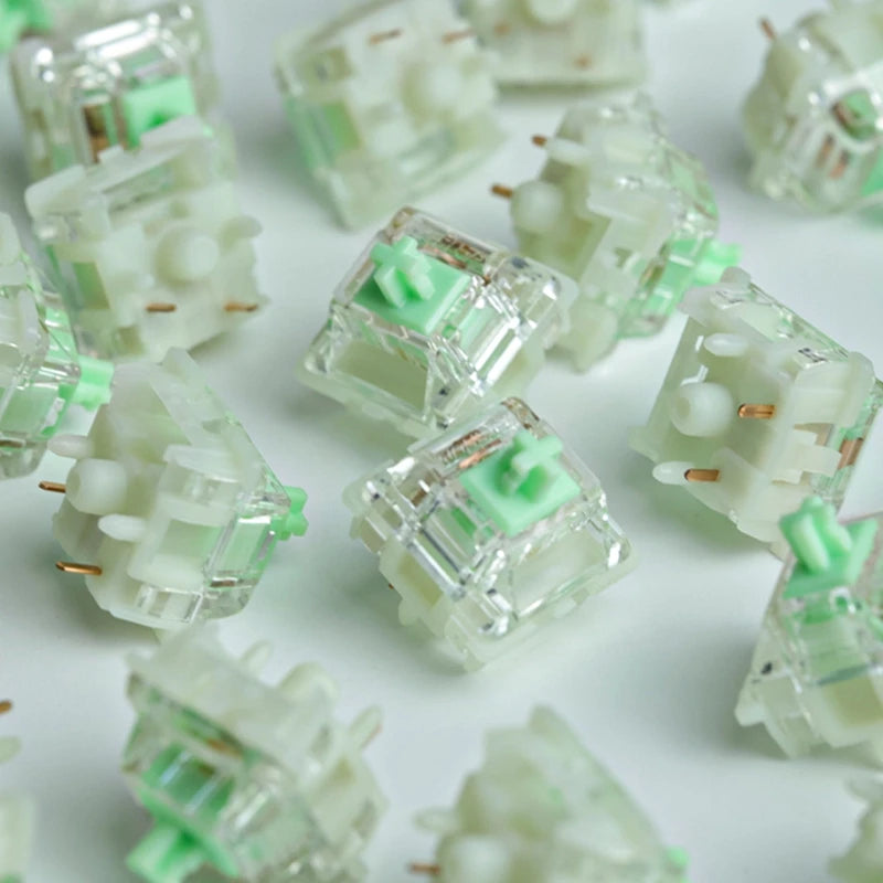 Gateron Baby Kangaroo2.0 Switch Baby Racoon 5pin Big Tactile Custom Mechanical Keyboard RGB 55g 20mm Spring lubed For Gaming Kit