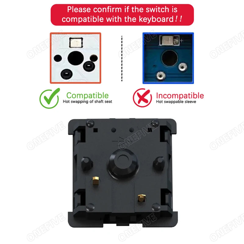 Gateron new oil king 2.0 switch 5pin Pre lubed linear switches 55gf mechanical keyboard switch accessories DIY oil black