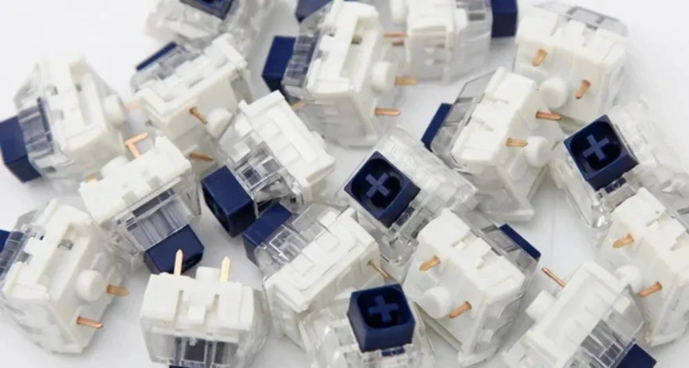 Kailh Box Jade/Navy Switch Clicky Tactile Switches for DIY Mechanical Keyboard SMD MX 3Pin Switches Customize Gamer PCB Mount