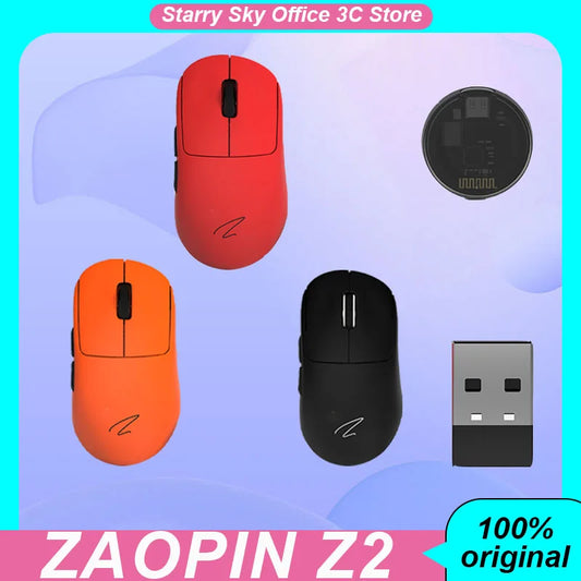 Zaopin Z2 4k Wireless Mouse Paw3395 Hot Swappable Micro Switch Base Nordic 52840 Chip Laptop Gaming Mouse Pc Accessories Gift