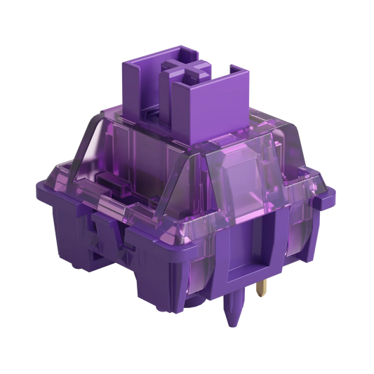 Akko V3 Pro Lavender Purple Switches 5 Pin 40gf Tactile Switch Compatible with MX Mechanical Keyboard (45 pcs)