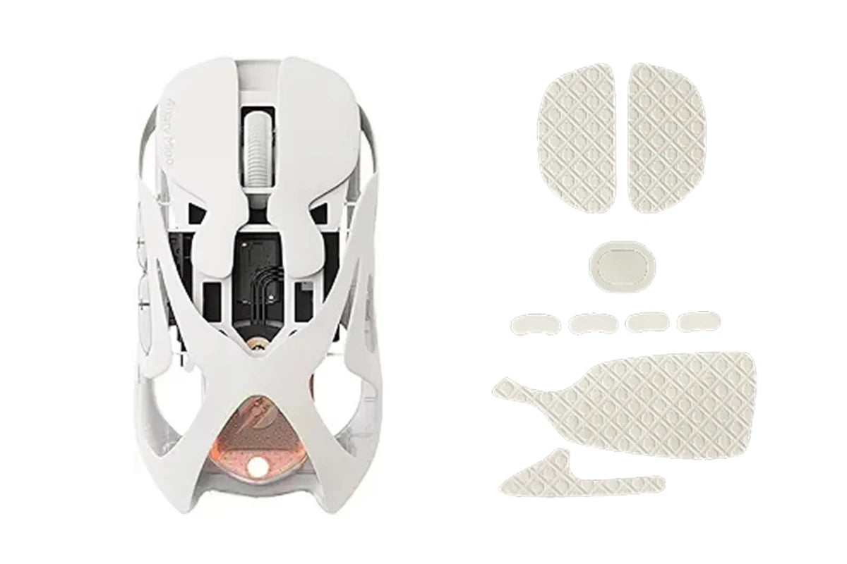 Angry Miao Infinity Gaming Wireless Mouse Hot-Swappable Metal Ultralight Hollow PAW3950 Dual 8K Wired Tri-Mode