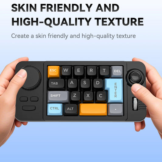 Hot Swap Wired Mechanical Keyboard with Volume Scroll Jostic 19Keys Programmer Keypad for Computer Laptop
