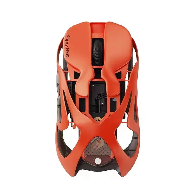 Angry Miao Infinity Gaming Wireless Mouse Hot-Swappable Metal Ultralight Hollow PAW3950 Dual 8K Wired Tri-Mode