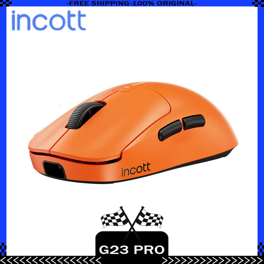 Incott G23 Pro Wireless Mouse Dual Mode 8k Hot Swap Fast Charge Paw3950 Sensor Gaming Mouse Ergonomics Pc Gamer Accessories Gift